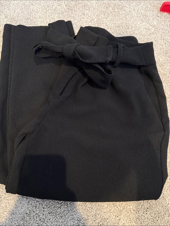 Nine West Pants - Nine West Black High-Waist Tie-Front Women's Shorts